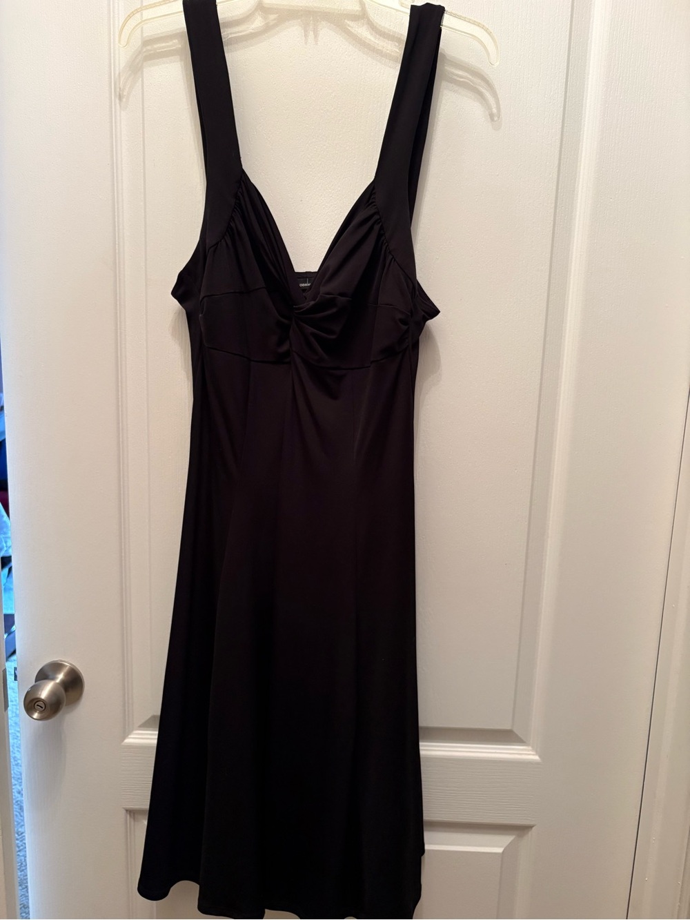Moda International Black V-Neck Sleeveless Dress XL